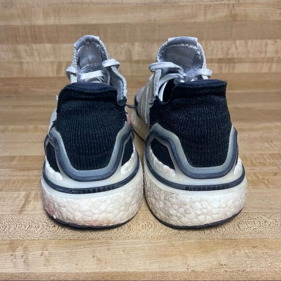 Adidas Ultra Boost 19 Running Shoes White Black Panda Oreo B37707 Size 11.5 main image 6